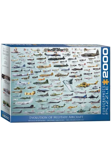 Puzzle 2000 el. Samoloty i helikoptery Eurographics