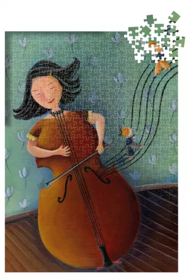 Puzzle 500 el. Dixit: Resonance z unikatow kart do gry Rebel - Marie Cardouat