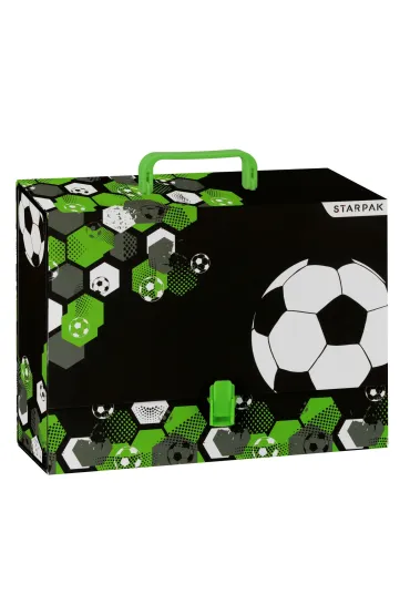 Starpak Teczka z r�czk� A4 Football 95mm