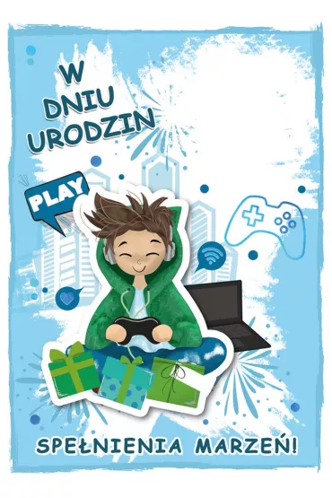Armin Style KARNET URODZINY B6 Z KOP AS GM-1119 FOL