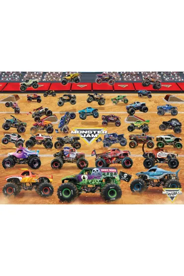 Puzzle 1000 Monster Jam Truck Lineup 6000-5944 Eurographics