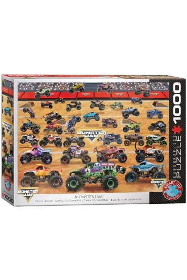 Puzzle 1000 Monster Jam Truck Lineup 6000-5944 Eurographics
