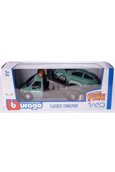 Street Fire Transport W Ford Focus St Dull 1:43 Bburago