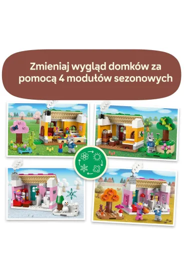 LEGO Animal Crossing Kreatywne domy: Pory zabawy 77057