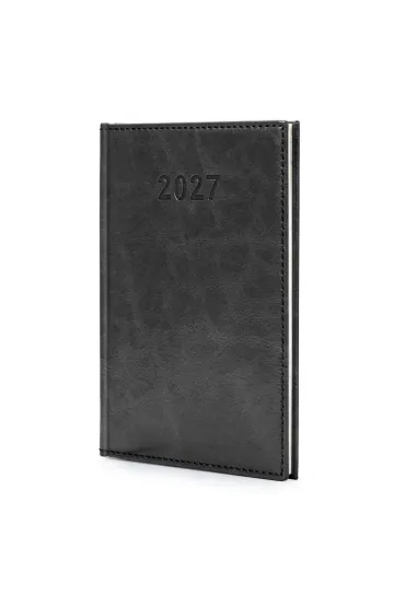 Kalendarz 2027 A5 Agenda Tygodniowy Czarny
