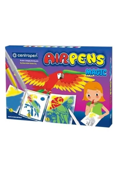 Centropen Flamastry dmuchane + 6 szablon�w 11 szt.