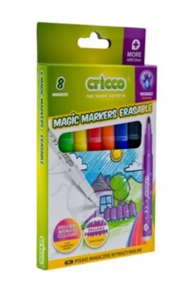 Cricco Pisaki wymazywalne 8 szt.