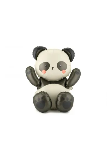 PartyDeco Balon foliowy Panda, 68x72 cm, mix