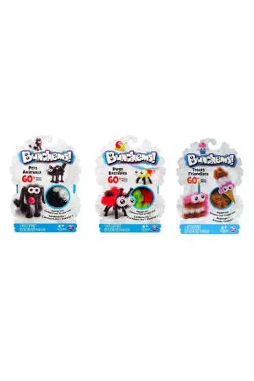 Bunchems kolorowe rzepy. Zestaw owady, zwierzatka 60 element�w * Spin Master