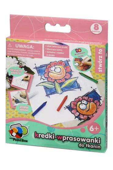 Russell Kredki do tkanin 8 kolor�w