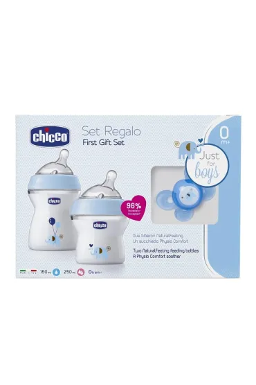 Zestaw do karmienia niebieski 0m+ Chicco