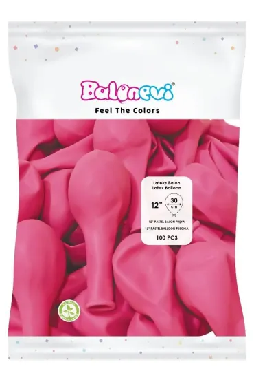 GoParty Balony lateksowe Pastel fuchsia 30cm 100 szt