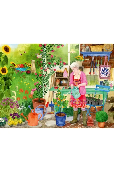 Puzzle 100 el. XL Ogr�d Ravensburger