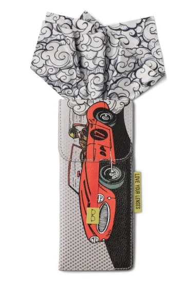 Love Your Lenses Etui na okulary Samoch�d sportowy