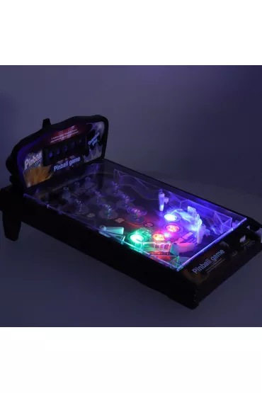 Pinball flipper gra zr�czno�ciowa st� ze �wiat�ami i muzyk�