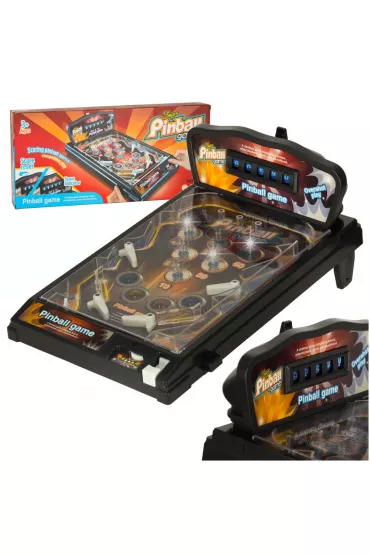 Pinball flipper gra zr�czno�ciowa st� ze �wiat�ami i muzyk�