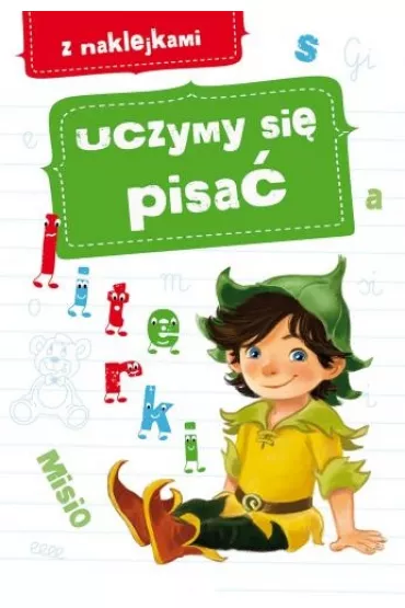 Uczymy si� pisa� literki z naklejkami