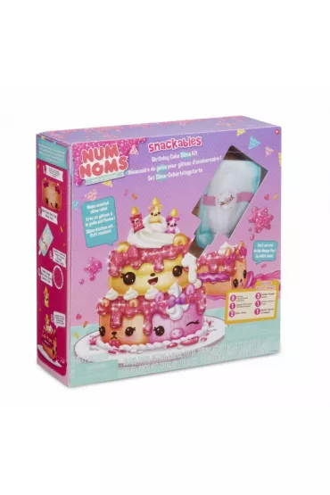 Num Noms Snackables Brithday Cake Slime Kit
