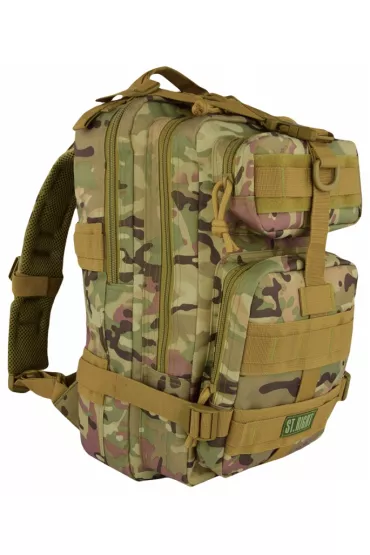 St. Majewski Plecak 4-komorowy Military Multi Camo