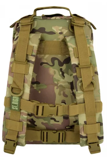 St. Majewski Plecak 4-komorowy Military Multi Camo