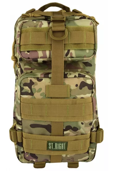 St. Majewski Plecak 4-komorowy Military Multi Camo