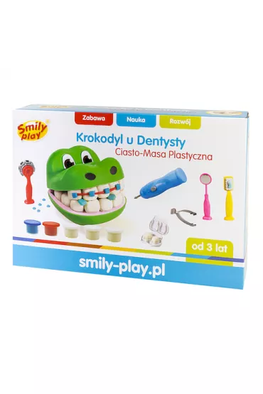 Ciasto masa plastyczna krokodyl u dentysty SP83346 AN01 Smily Play