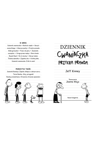 Przykra prawda. Dziennik Cwaniaczka. Tom 5 - Jeff Kinney