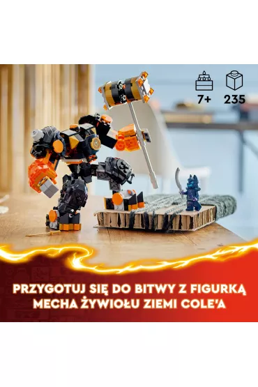 LEGO NINJAGO Mech �ywio�u ziemi Cole'a 71806