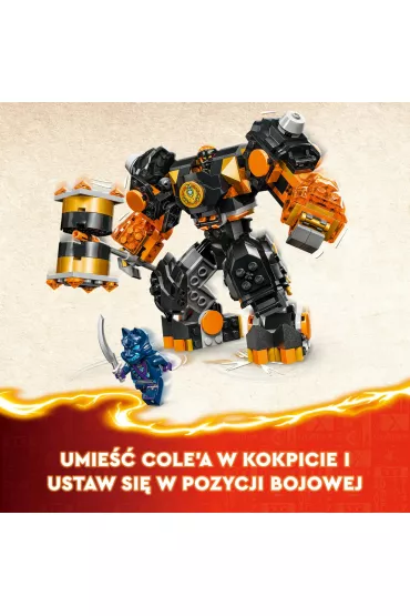 LEGO NINJAGO Mech �ywio�u ziemi Cole'a 71806