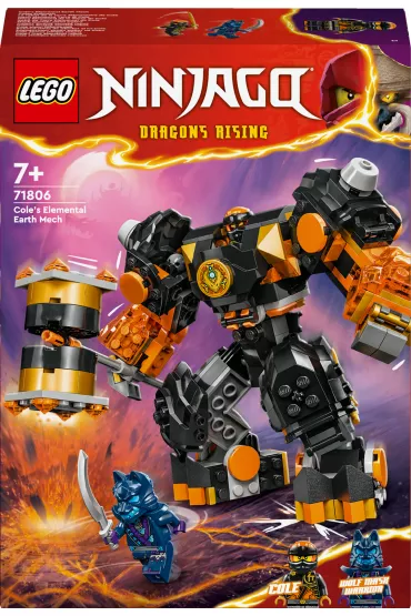 LEGO NINJAGO Mech �ywio�u ziemi Cole'a 71806