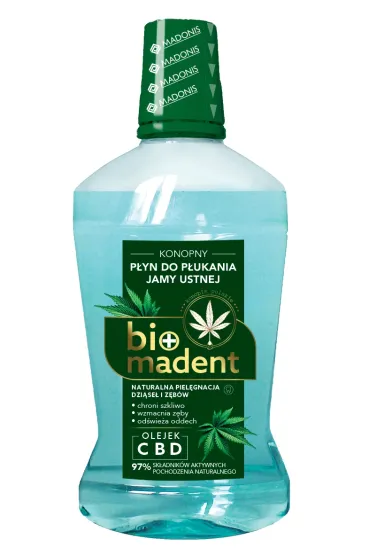 Bio Madent Konopny p�yn do p�ukania jamy ustnej 500 ml