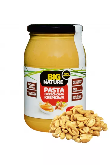 Big Nature Pasta orzechowa kremowa 1 kg