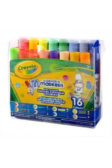 Markery Crayola 16 kol wzorki Pipsqueaks % *