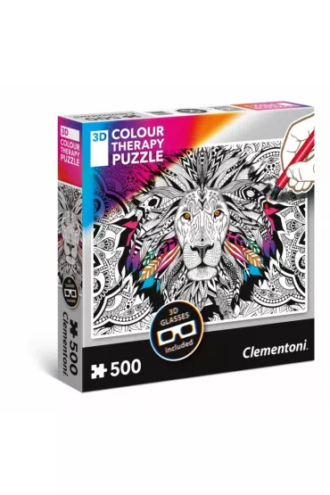 Puzzle 3D 500 el. Color Teraphy Lew Clementoni