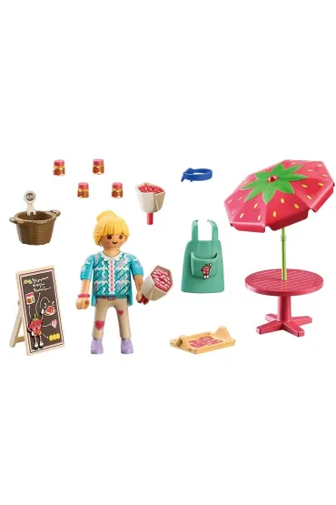 Playmobil Country Stragan z domowym d�emem 71445