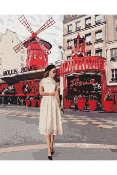 Ideyka Malowanie po numerach. Moulin Rouge 40 x 50 cm