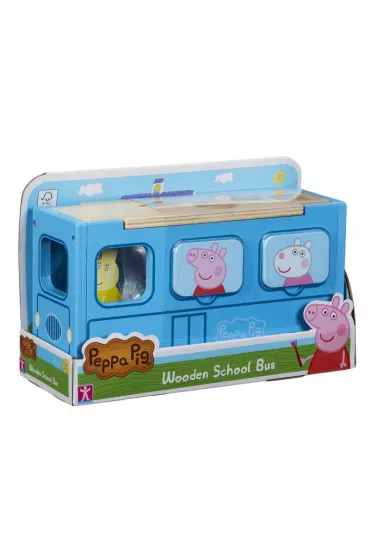 Peppa - Drewniany autobus sorter Tm Toys