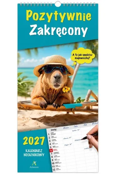 Kalendarz 2027 rodziny Pozytywnie zakr�cony