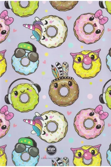 CoolPack Zeszyt A5 Happy Donuts kratka 60 kartek