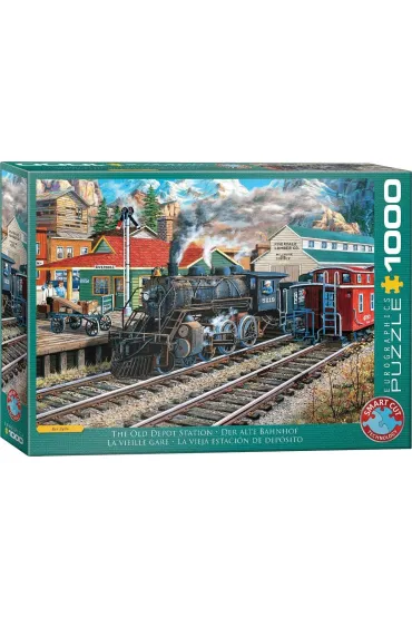 Puzzle 1000 The Old Depot Station by Ken Zylla 6000-5876 Eurographics