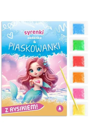 Malowanka 180X260 Syrenki. Zadanka & piaskowanki SKRZAT 079647 - Wioleta �y�owska
