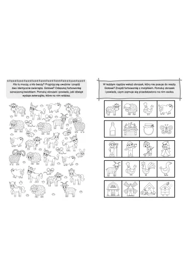 Ksi��ka edu. B5 Zwierz�ta wiejskie. Zadanka & farbowanki  P�DZELEK SKRZAT 980720 - Monika  �lizowska