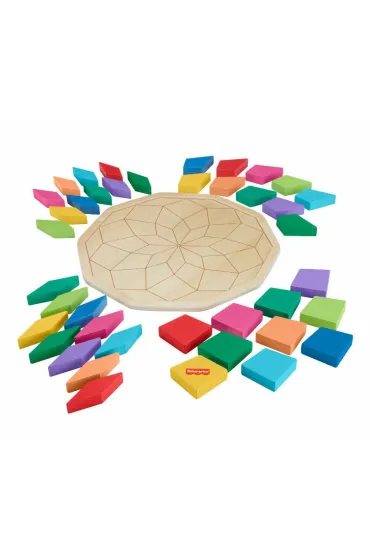 Fisher-Price. Mandala drewniana uk�adanka