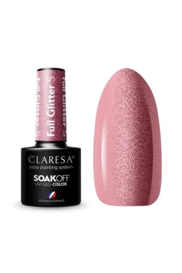 Claresa Lakier do paznokci Hybrid Full Glitter 5 5 g