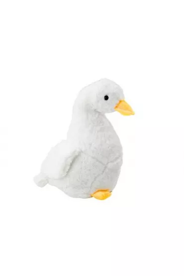 Pluszowa G� bia�a 40cm LeanToys