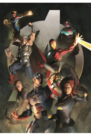 Puzzle 1000 el. Compact Marvel The Avengers Clementoni