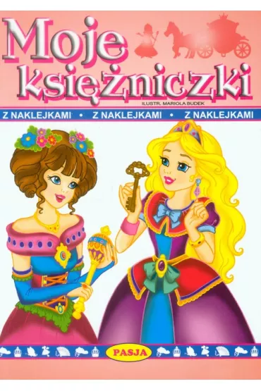 Moje ksi�niczki z naklejkami