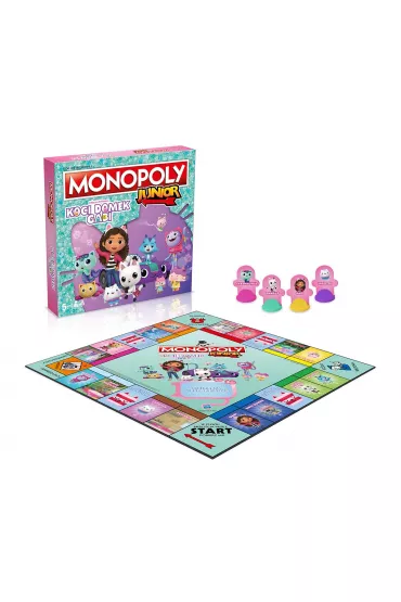 Gra Monopoly Junior Koci Domek Gabi