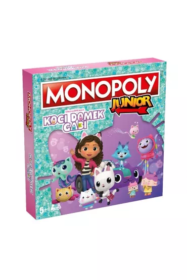 Gra Monopoly Junior Koci Domek Gabi
