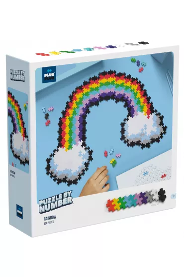 Puzzle By Numbers 500 el. T�cza Plus-Plus